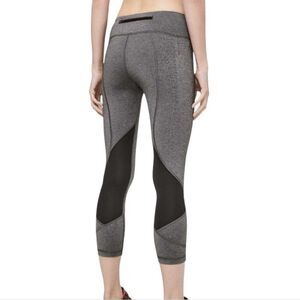 Lululemon Pace Rival Crop 22" - Heathered Black